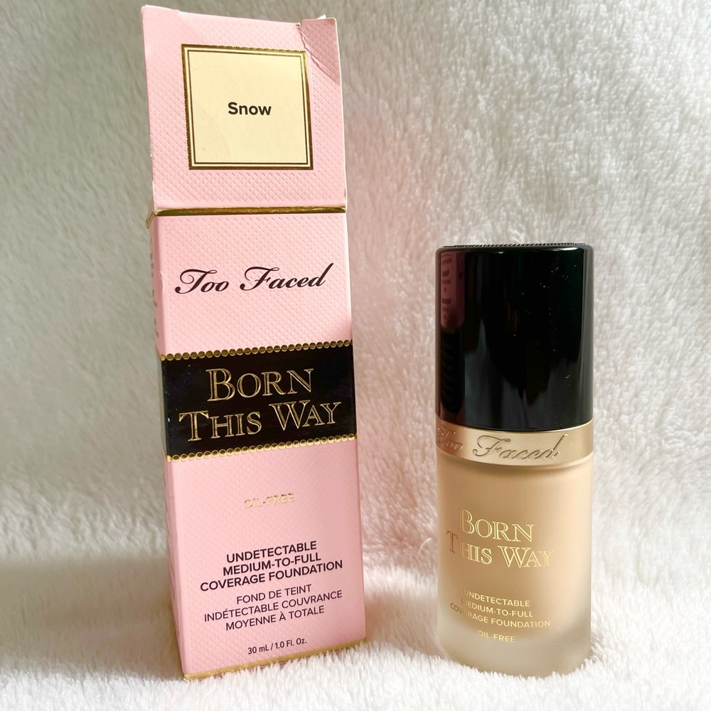 Too Faced Born This Way Oil Free Foundation 1 oz / 30 ml #SNOW